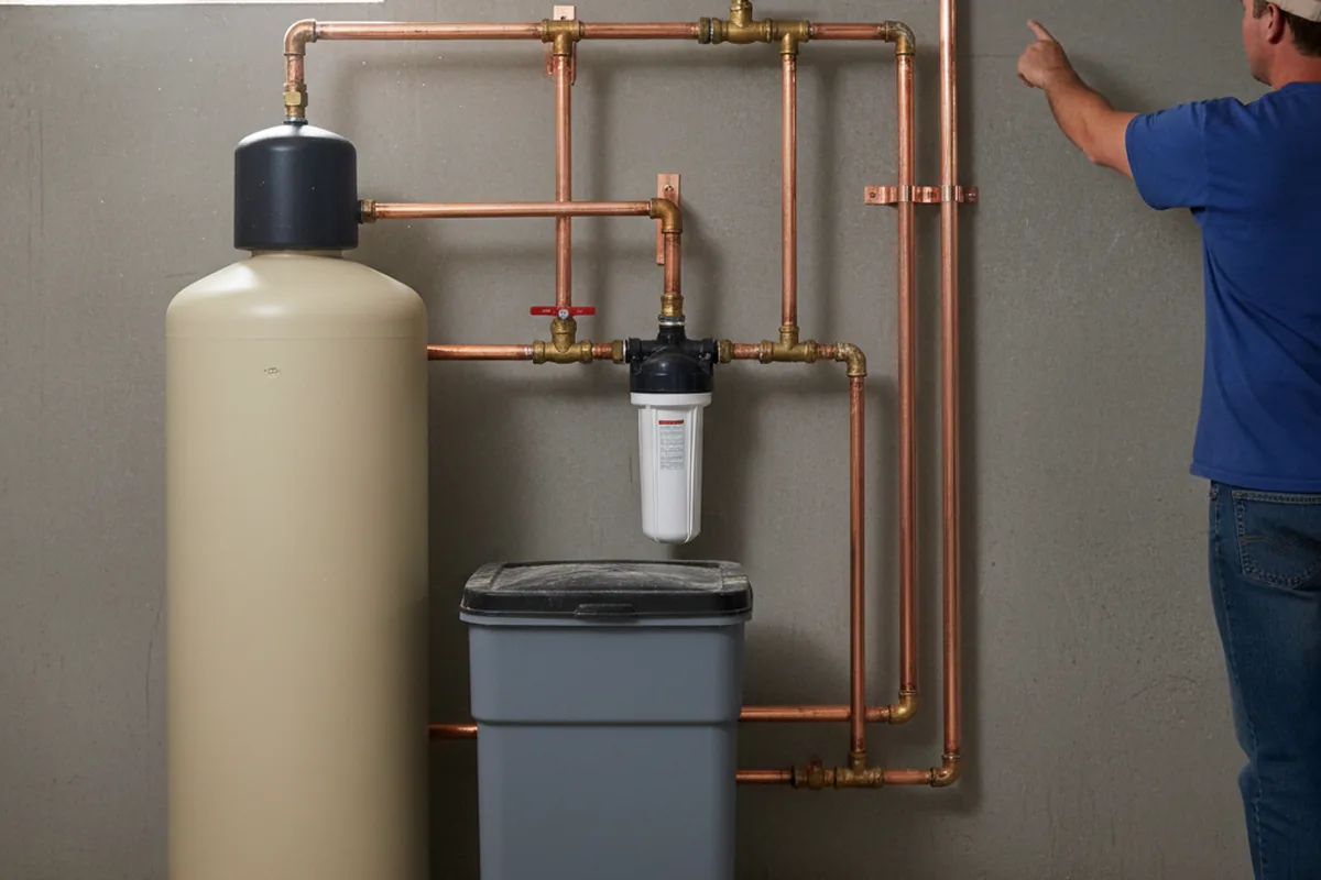 Whole-house water treatment system installed in Roebuck